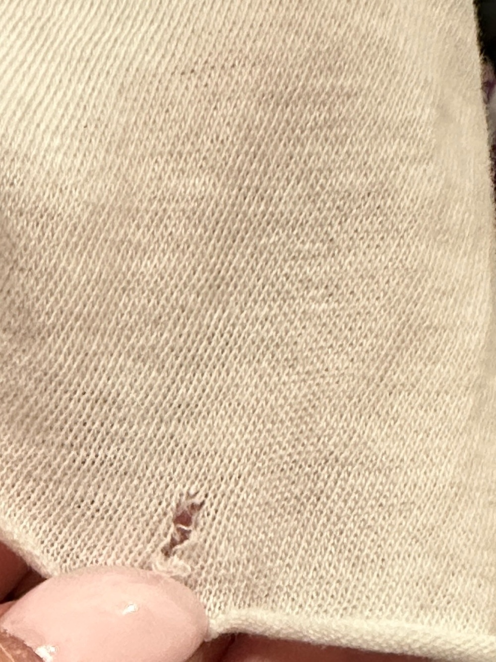 Zadig & Voltaire White Long-Sleeve Skull Tee Shirt S - Picture 8 of 10